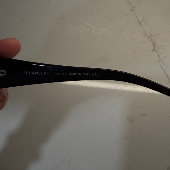 Vintage CHANEL Black Sunglasses